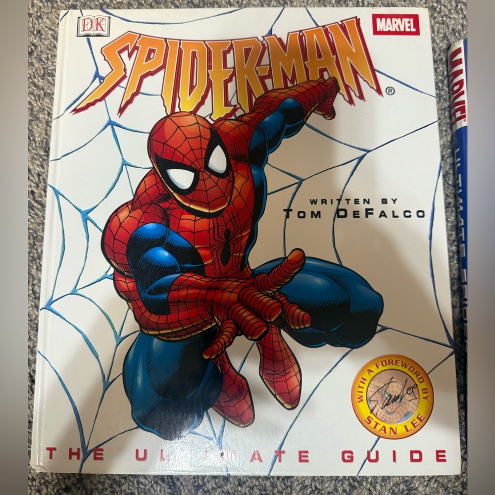 Spider-Man The Ultimate Book Set of 3 plus comic books
